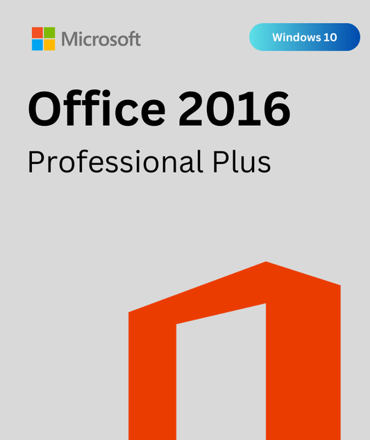 Microsoft Office 2016 Professional- Retail Cd Keys
