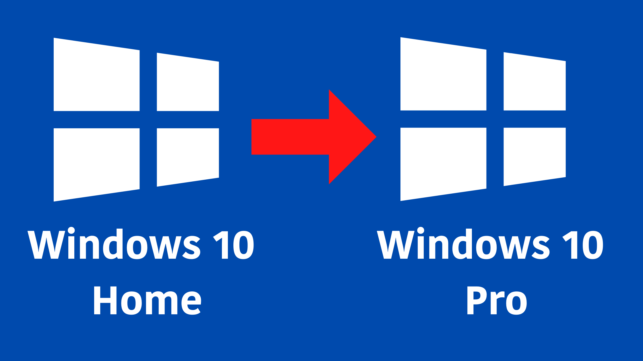 upgrade from Windows 10 Home to Pro