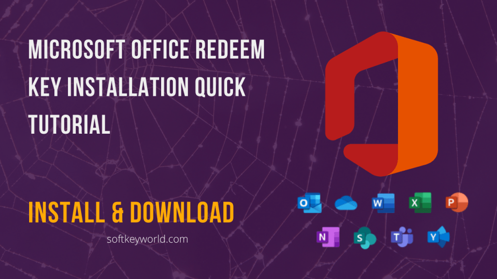 Office redeem key installation tutorial