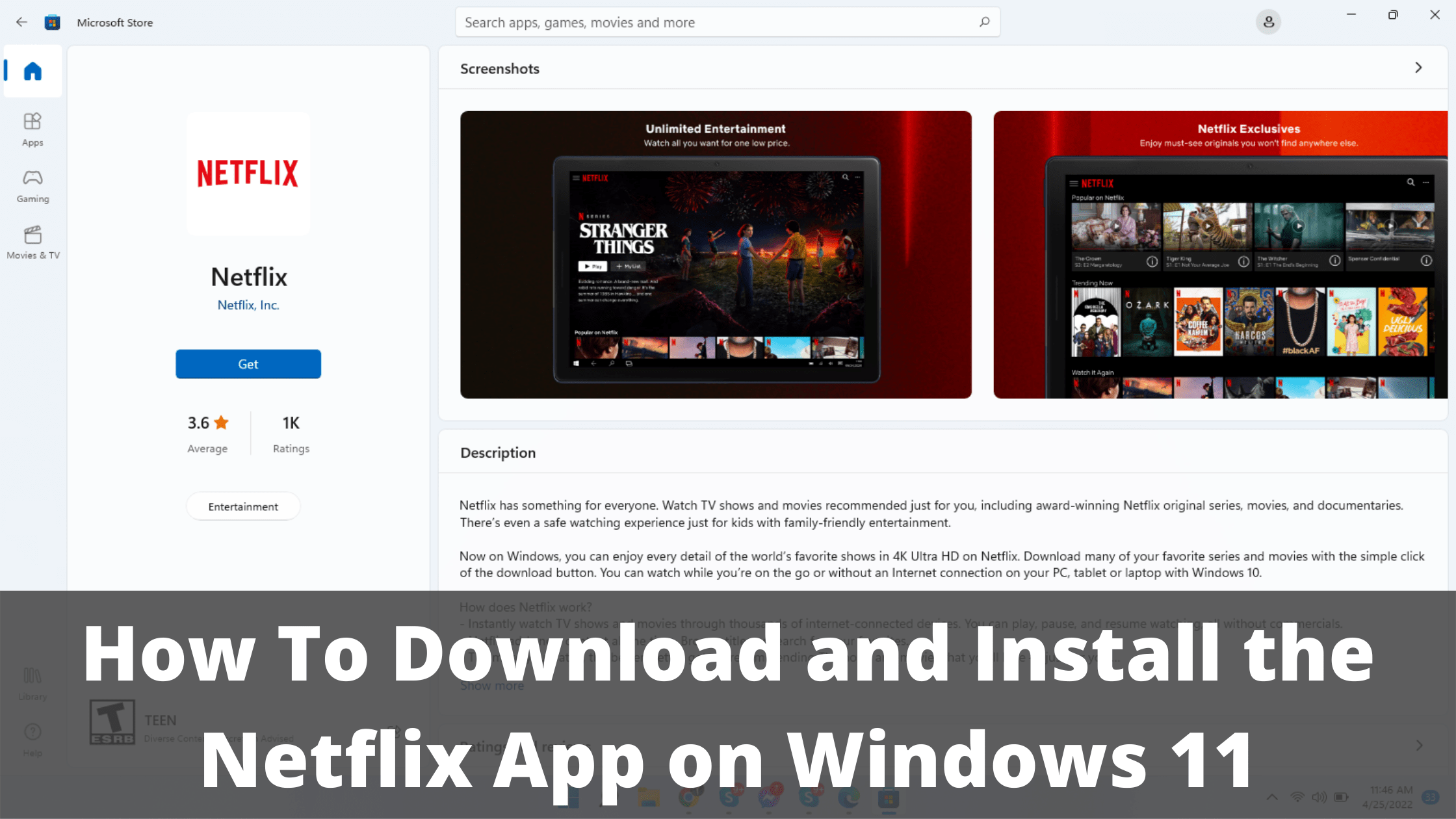 How To Download And Install The Netflix App On Windows 11 - Softkeyworld