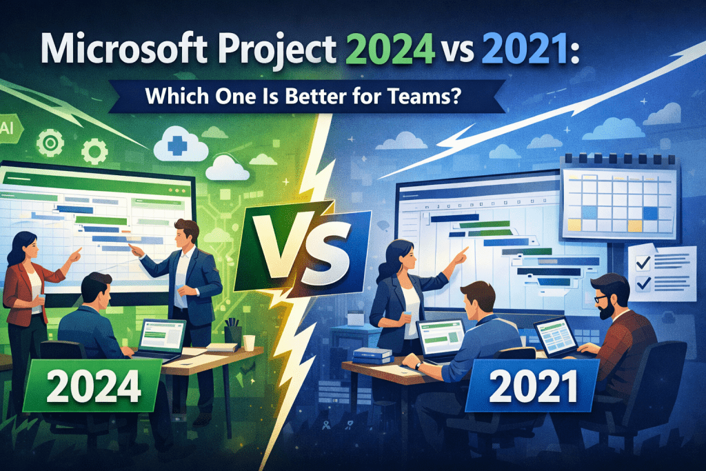 Microsoft Project 2024 vs 2021